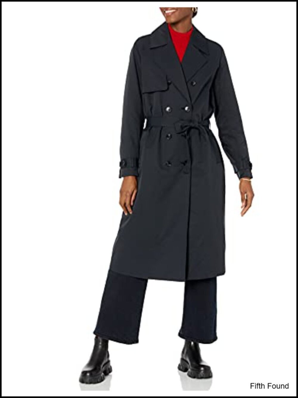 Sleeveless Notch Collar Trench Coat Loose Fit Mild Weather Layering